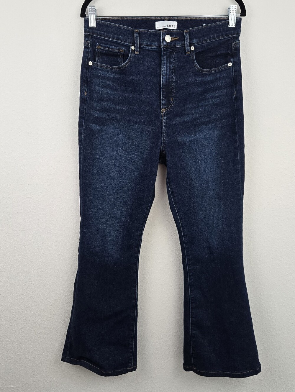 Loft Darkwash The Slim Flare Jean
